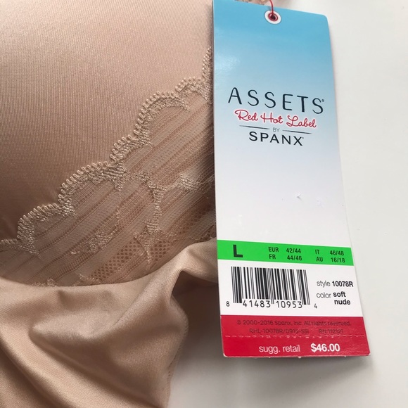 Assets By Spanx Intimates Sleepwear Nwt Red Hot By Spanx Womens Lace Cami L Nude Poshmark
